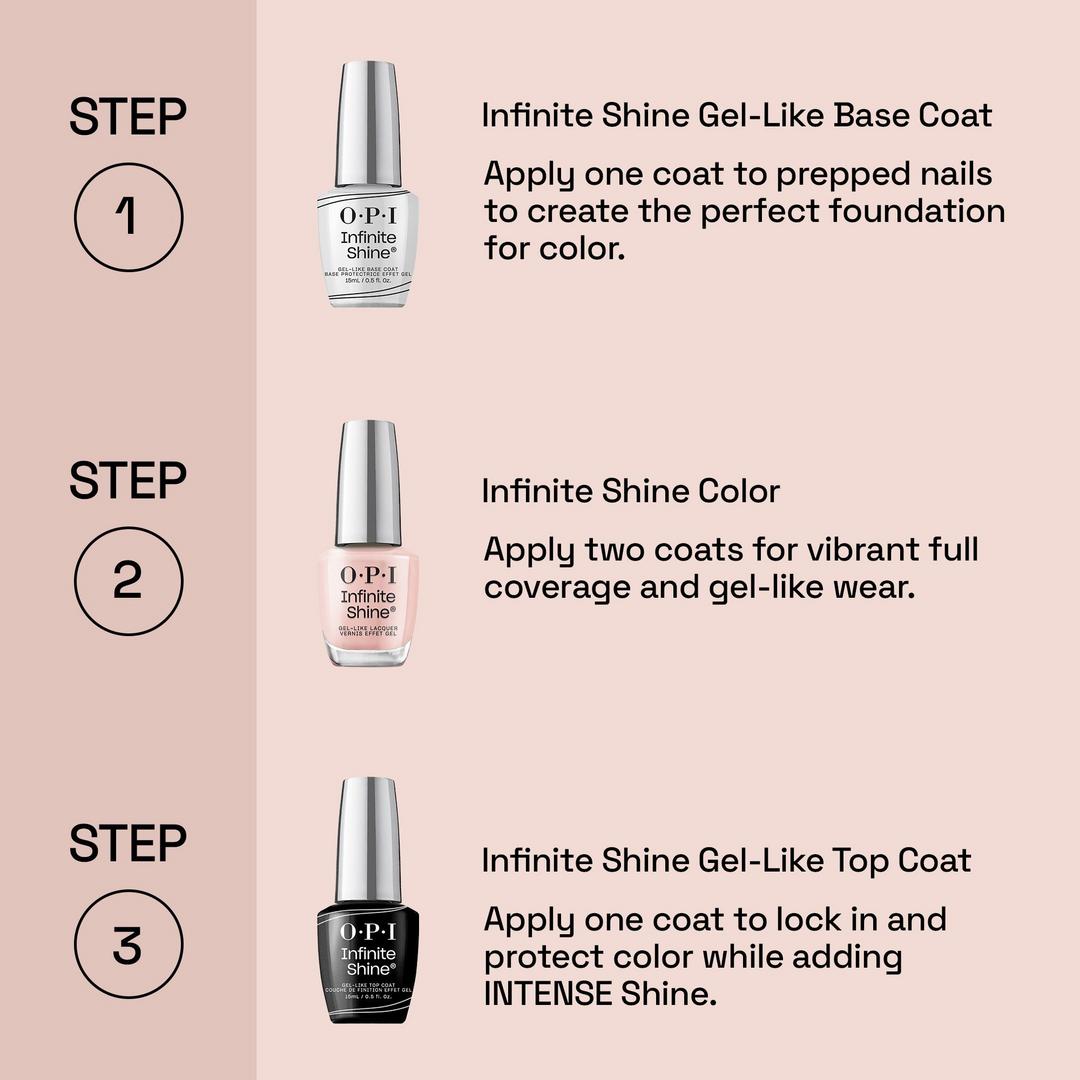 OPI Infinite Shine Gel-like Base Coat | Advanced Primer Long-Wear Base Coat